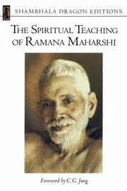 Cover of: spiritual teaching of Ramana Maharshi.