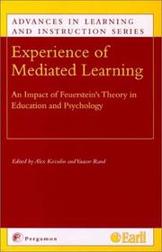 Experience of mediated learning : an impact of Feuerstein's theory in education and psychology