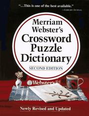 Cover of: Merriam-Webster's Crossword Puzzle Dictionary