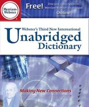 Cover of: Webster's third new international dictionary, unabridged