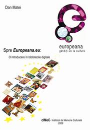 Cover of: Spre Europeana.eu by 