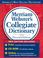 Cover of: Merriam-Webster's Collegiate Dictionary, 11th Edition thumb-notched with Win/Mac CD-ROM and Online Subscription