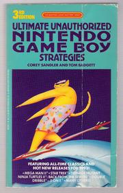 Cover of: Ultimate Unauthorized Nintendo Game Boy Strategies by Corey Sandler and Tom Badgett