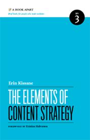 Cover of: The Elements of Content Strategy