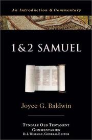 1 And 2 Samuel by Joyce G. Baldwin