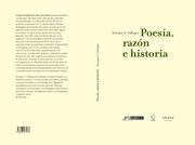 Cover of: Poesía, razón e historia by 