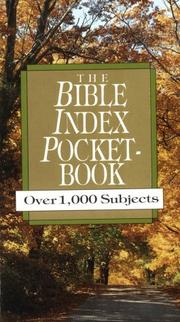 Cover of: The Bible Index Pocket-Book (Pocketpac Books) by Luci Shaw