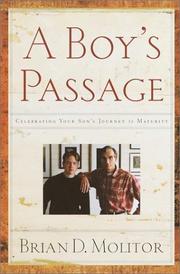 Cover of: A Boy's Passage: Celebrating Your Son's Journey to Maturity