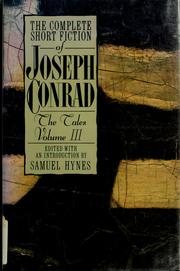 Cover of: The Complete short fiction of Joseph Conrad: The Tales