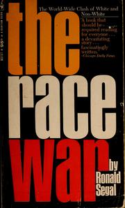 Cover of: The race war.
