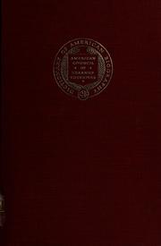 Cover of: Dictionary of American biography by American Council of Learned Societies