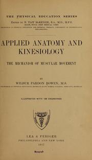 Cover of: Applied anatomy and kinesiology