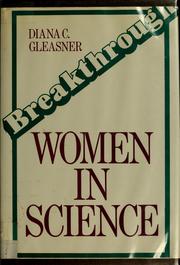 Cover of: Breakthrough, women in science