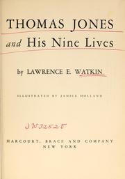 Cover of: Thomas Jones and his nine lives