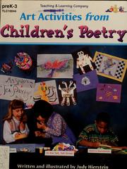 Cover of: Art Activities from Children's Poetry by Judy Hierstein