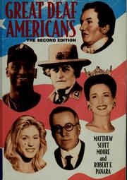 Cover of: Great deaf Americans: the second edition