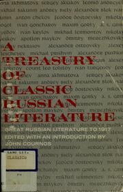 Cover of: A treasury of classic Russian literature.