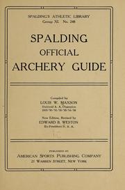 Cover of: Spalding official archery guide