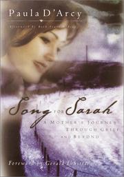 Song for Sarah by Paula D'Arcy
