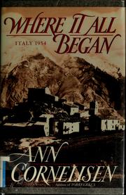Cover of: Where it all began: Italy, 1954