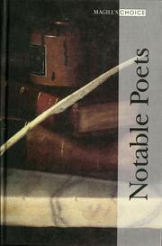 Cover of: Notable Poets: Anna Akhmatova-George Herbert |