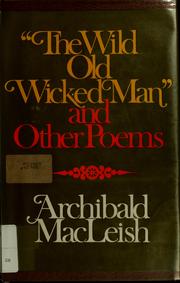 Cover of: The wild old wicked man: & other poems.