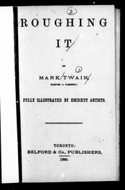 Cover of: Roughing it by Mark Twain