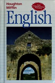 Cover of: Houghton Mifflin English by Shirley Haley-James ... [et al.]