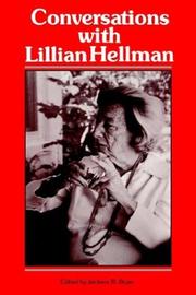 Cover of: Conversations with Lillian Hellman