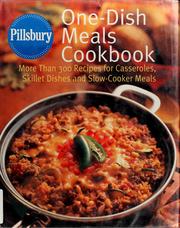 Cover of: Pillsbury, one-dish meals cookbook