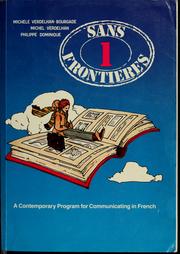 Cover of: Sans frontieres 1: a contemporary program for communicating in French