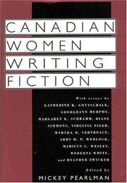 Cover of: Canadian women writing fiction