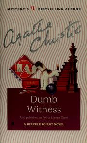 Cover of: Dumb witness