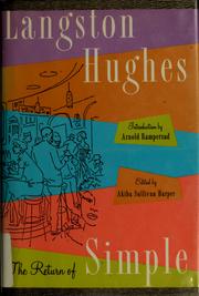 Cover of: The return of Simple by Langston Hughes