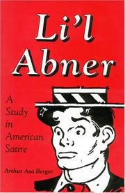 Cover of: Li'L Abner: A Study in American Satire (Studies in Popular Culture)