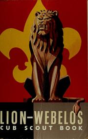Cover of: Lion Webelos Cub Scout book.
