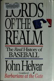 Cover of: Lords of the realm: the real history of baseball
