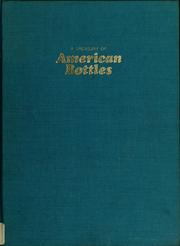 Cover of: A treasury of American bottles