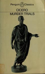 Cover of: Murder trials by Cicero