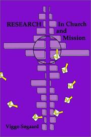 Cover of: Research in church and mission