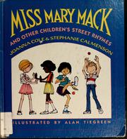 Cover of: Miss Mary Mack and other children's street rhymes
