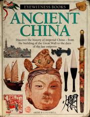 Cover of: Ancient China by Cotterell, Arthur., Arthur Cotterell