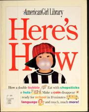 Cover of: Here's how