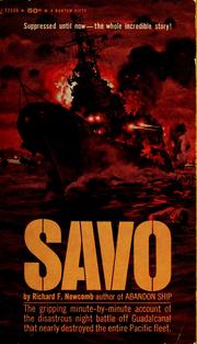 Cover of: Savo by Richard F. Newcomb
