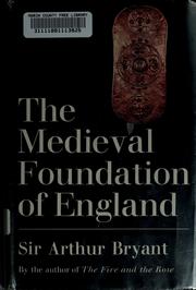 Cover of: The medieval foundation of England.