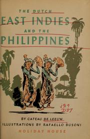 Cover of: The Dutch East Indies and the Philippines