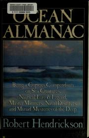 Cover of: The ocean almanac by Robert Hendrickson