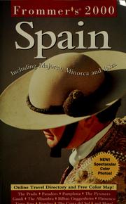 Cover of: Frommer's 2000 Spain by Darwin Porter