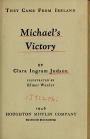 Cover of: Michael's victory by Clara Ingram Judson
