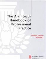 Cover of: The architect's handbook of professional practice
